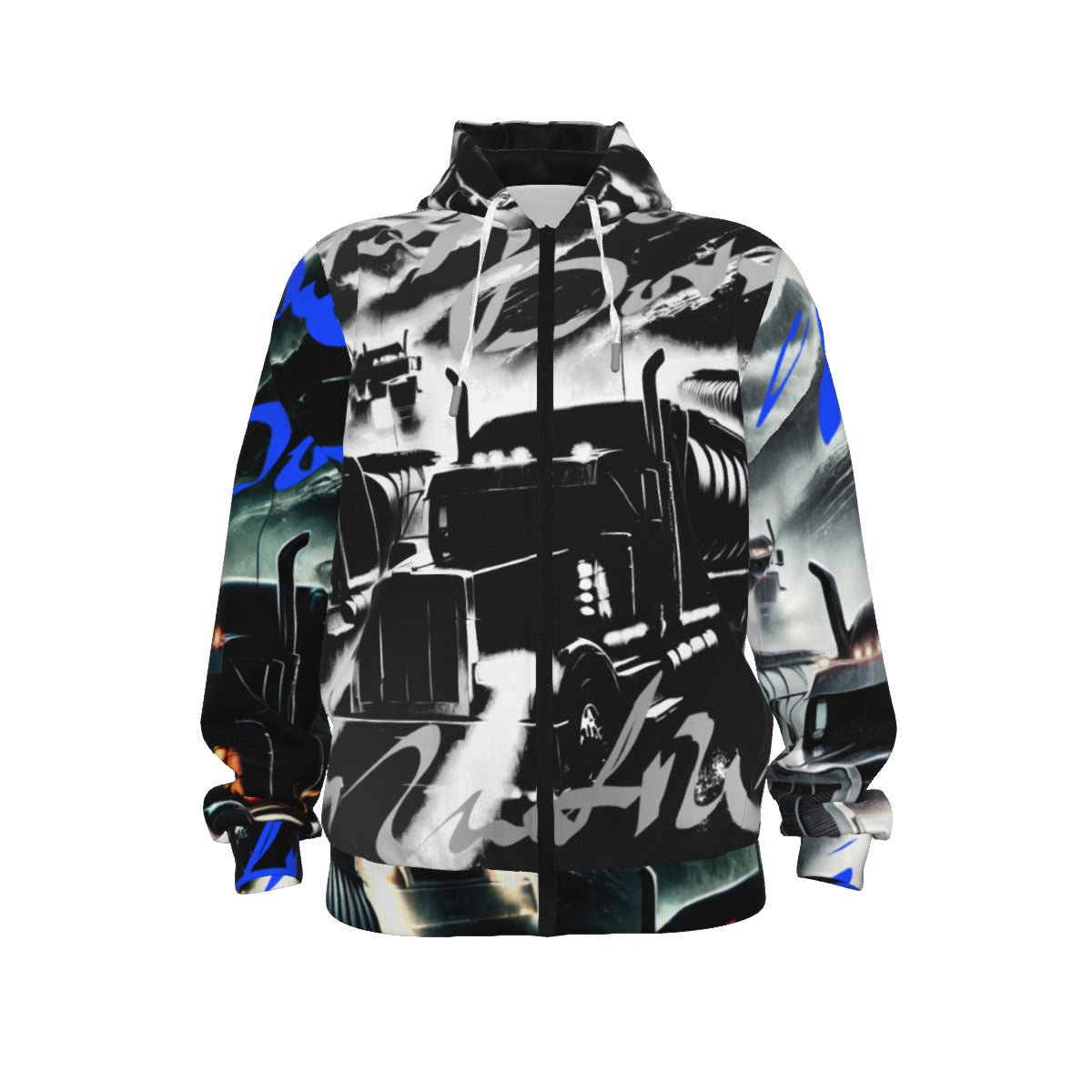 All-Over Print Unisex Pullover Hoodie With Zipper Closure | 310GSM Cotton