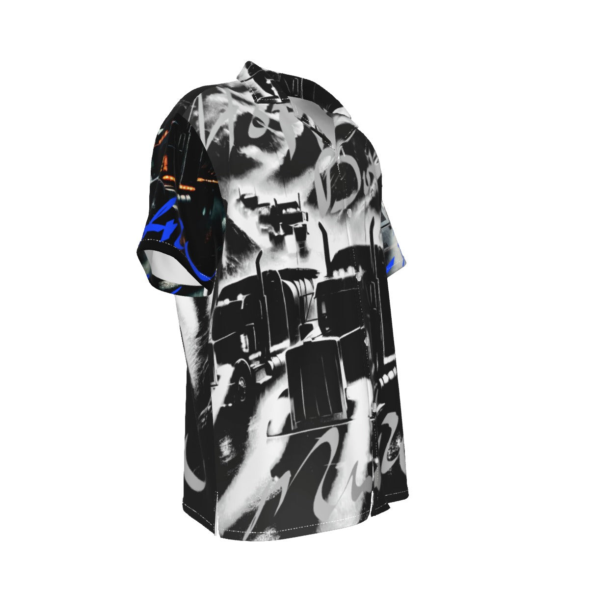 Hopper Bottom Mafia All-Over Print Man's Short Sleeves Shirt