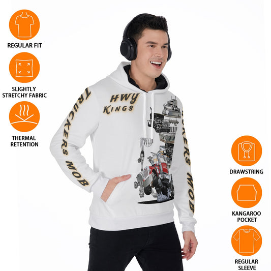 All-Over Print Men's Thicken Pullover Hoodie