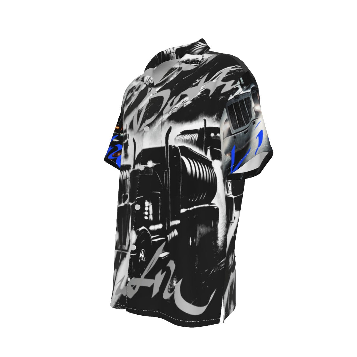 Hopper Bottom Mafia All-Over Print Man's Short Sleeves Shirt