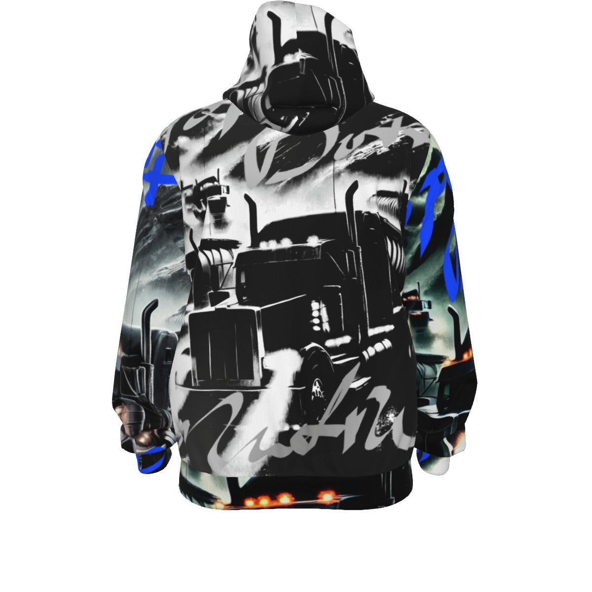 All-Over Print Unisex Pullover Hoodie With Zipper Closure | 310GSM Cotton